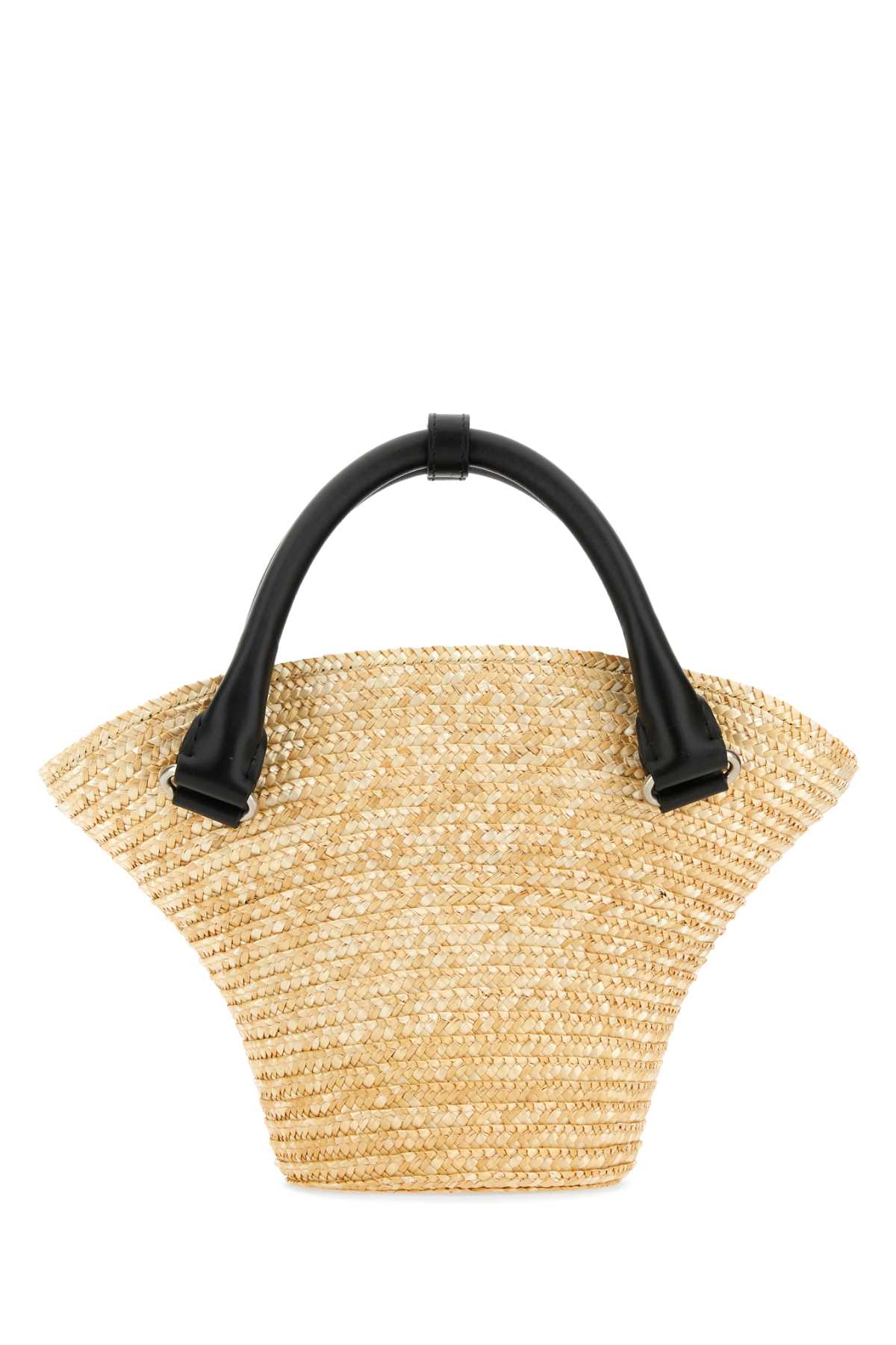 Balenciaga Women Straw Mini Beach Handbag